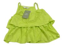 Limetkový vrstvený top H&M