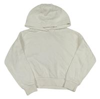 Bílá crop mikina s kapucí F&F