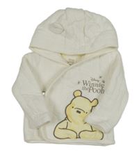 Smetanová prošívaná zateplená propínací mikina s Púem a kapucí Primark