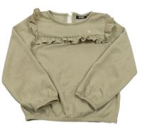 Zelenošedá halenka s volánem Europe Kids