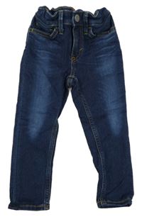 Tmavomodré skinny fit coupe moulante rifle H&M