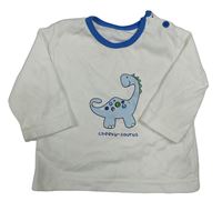 Bílé triko s dinem 