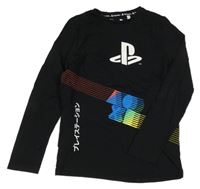 Černé triko s PlayStation C&A