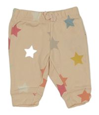 Meruňkové tepláky s barevnými hvězdami GAP