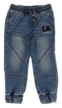 Modré cuff rifle s nápisem Dopodopo