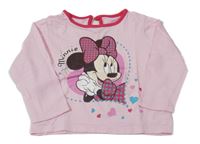 Růžové triko s Minnie Disney