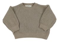 Béžový třpytivý svetr H&M