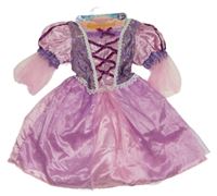 Nové - Kostým - Růžovo-fialové šaty s tylem - Locika 