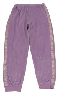 Lila plyšové tepláky - Harry Potter M&S