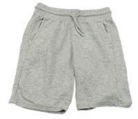 Světlešedé teplákové kraťasy H&M