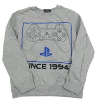 Šedá mikina s ovladačem - PlayStation Sinsay