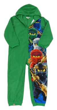 Zelená fleecová kombinéza s kapucí - Lego Ninjago