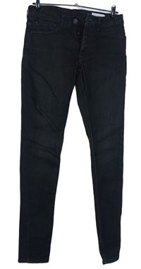 Pánské černé skinny rifle Denim vel. 32/34