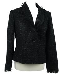 Dámské černé třpytivé sako Simon Jeffrey 