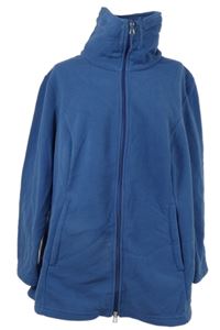 Dámská tmavomodrá fleecová propínací mikina 