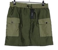 Nové - Dámská khaki šusťáková sukně s kapsami Vero Moda 