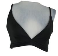 Dámský černý crop top Boohoo 