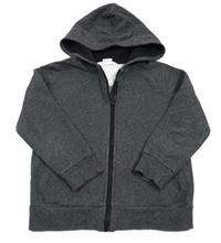 Šedá propínací mikina s kapucí H&M