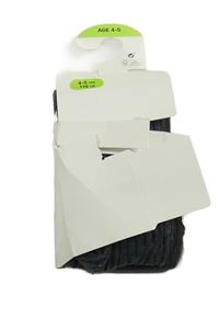 Nové - Tmavošedé žebrované punčocháče 