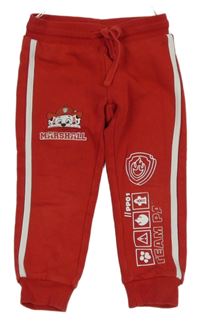 Červené tepláky s Paw Patrol C&A