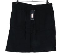 Nové - Dámská černá lněná sukně M&S