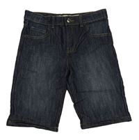 Tmavomodré riflové kraťasy Denim 