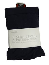 Nové - 2x tmavomodré silonky Dunnes stores