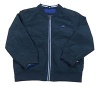 Tmavomodrá šusťáková podzimní bunda s autem Next