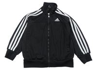 Černá sportovní propínací mikina Adidas