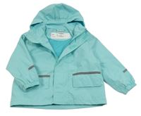 Světlemodrá šusťáková jarní bunda s kapucí Impidimpi