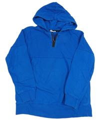 Safírová mikina s kapucí Zab