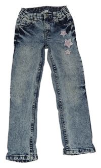 Modré plísňové rifle s hvězdičkami z flitrů Infinity