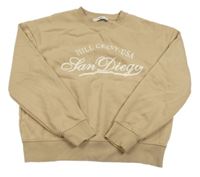 Béžová mikina s nápisem C&A