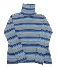 Barevné pruhované triko s rolákem Seven Lemon