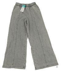 Nové - Šedé teplákové kalhoty s puky Matalan