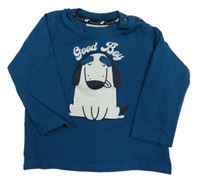 Námořnicky modré triko s pejskem Bel & Bo 