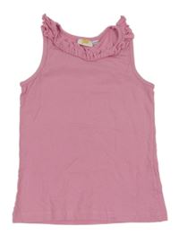 Světlerůžový top s volánky Kids