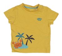 Narcisové tričko s krabem Manguun 