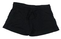 Černé teplákové kraťasy H&M