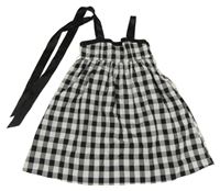 Černo-bílé kostkované šaty H&M