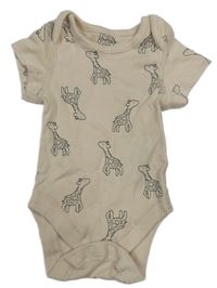 Béžové body se žirafami M&S