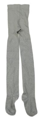 Šedo-stříbrné punčocháče H&M