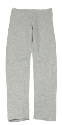 Světlešedé melírované legíny H&M