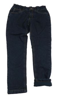 Tmavomodré podšité rifle C&A