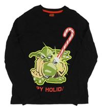 Černé triko s Yodou - Star Wars 