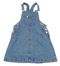 Modré šisované riflové šaty ZARA