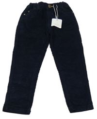 Nové - tmavomodré manšestráky Sfera