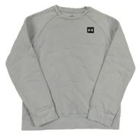 Světlešedá thermo mikina s logem UNDER ARMOUR