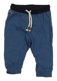 Modro-tmavomodré tepláky s aktovkou a tučňáčkem SeRGeNT MaJoR 