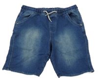 Modré teplákové riflové kraťasy Pepperts!